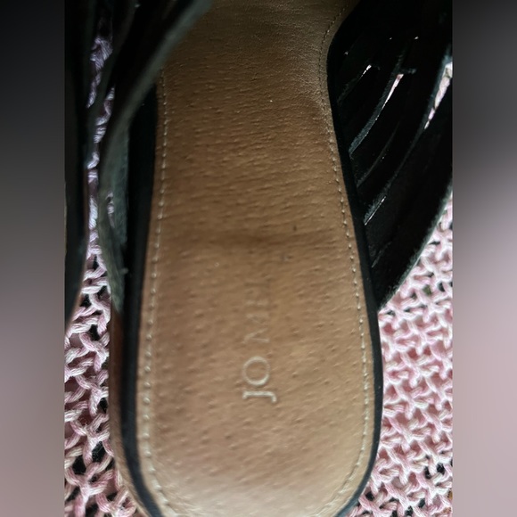 Jo Mercer Sargo low heels mules black leather size 38 (7 Aus)excellent condition - Picture 6 of 9